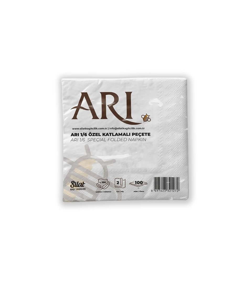 Arı 1/8 Özel Katlamalı Peçete