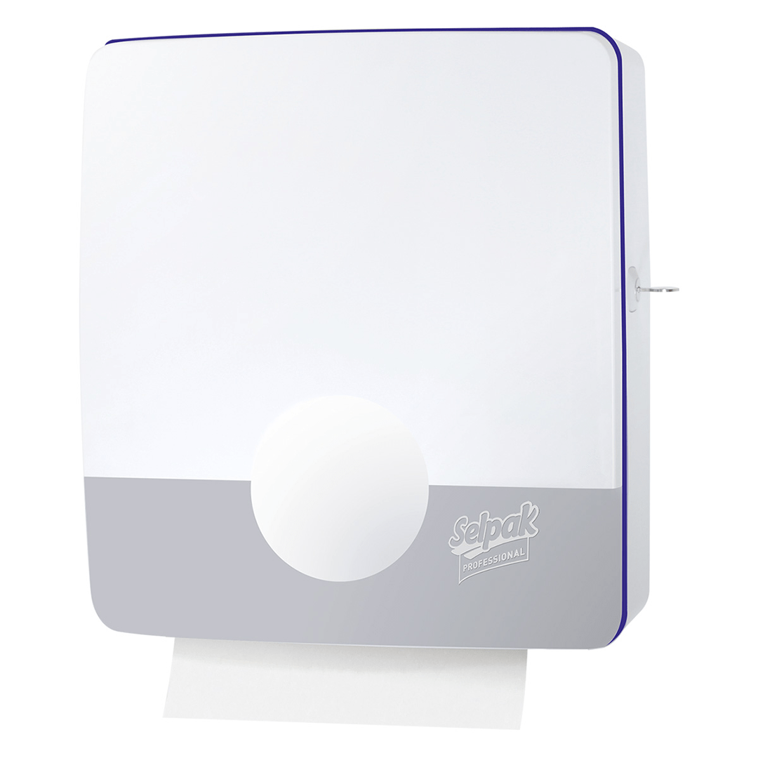 Selpak Professional Touch Z-Katlama Havlu Dispenseri Beyaz