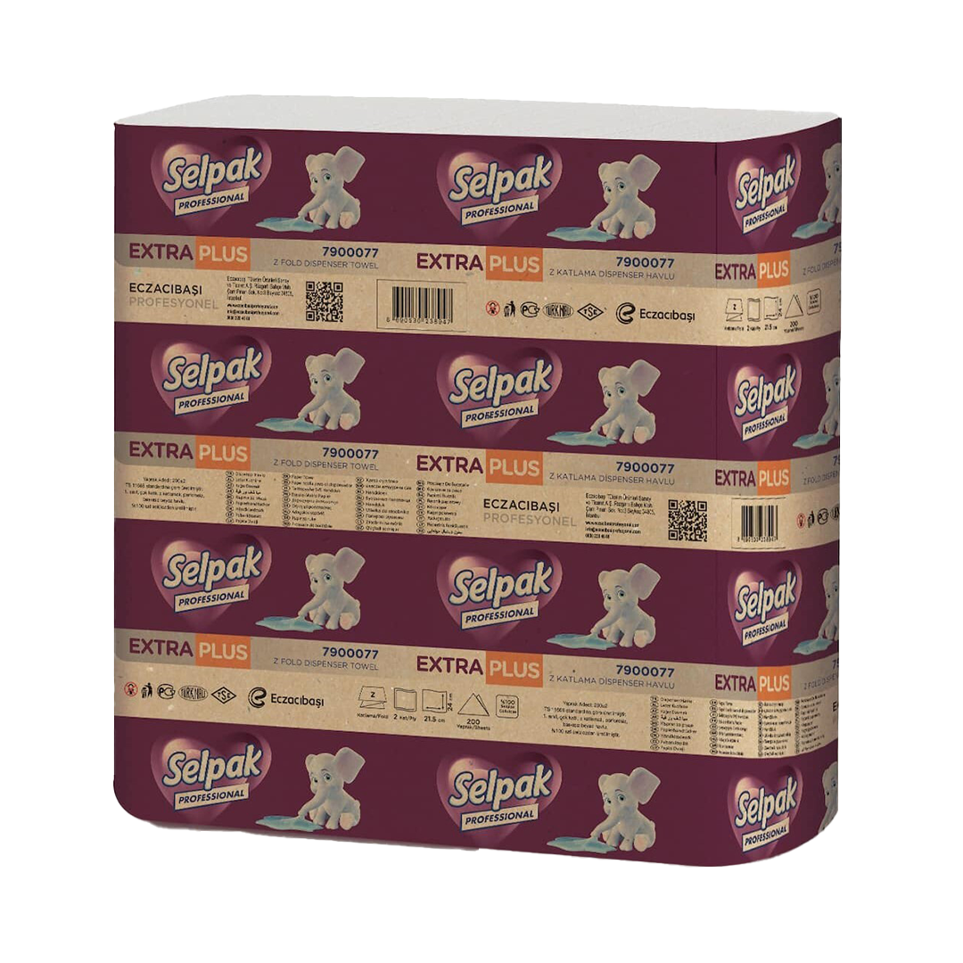 Selpak Professional Extra Plus Z-Katlama Dispenser Havlu