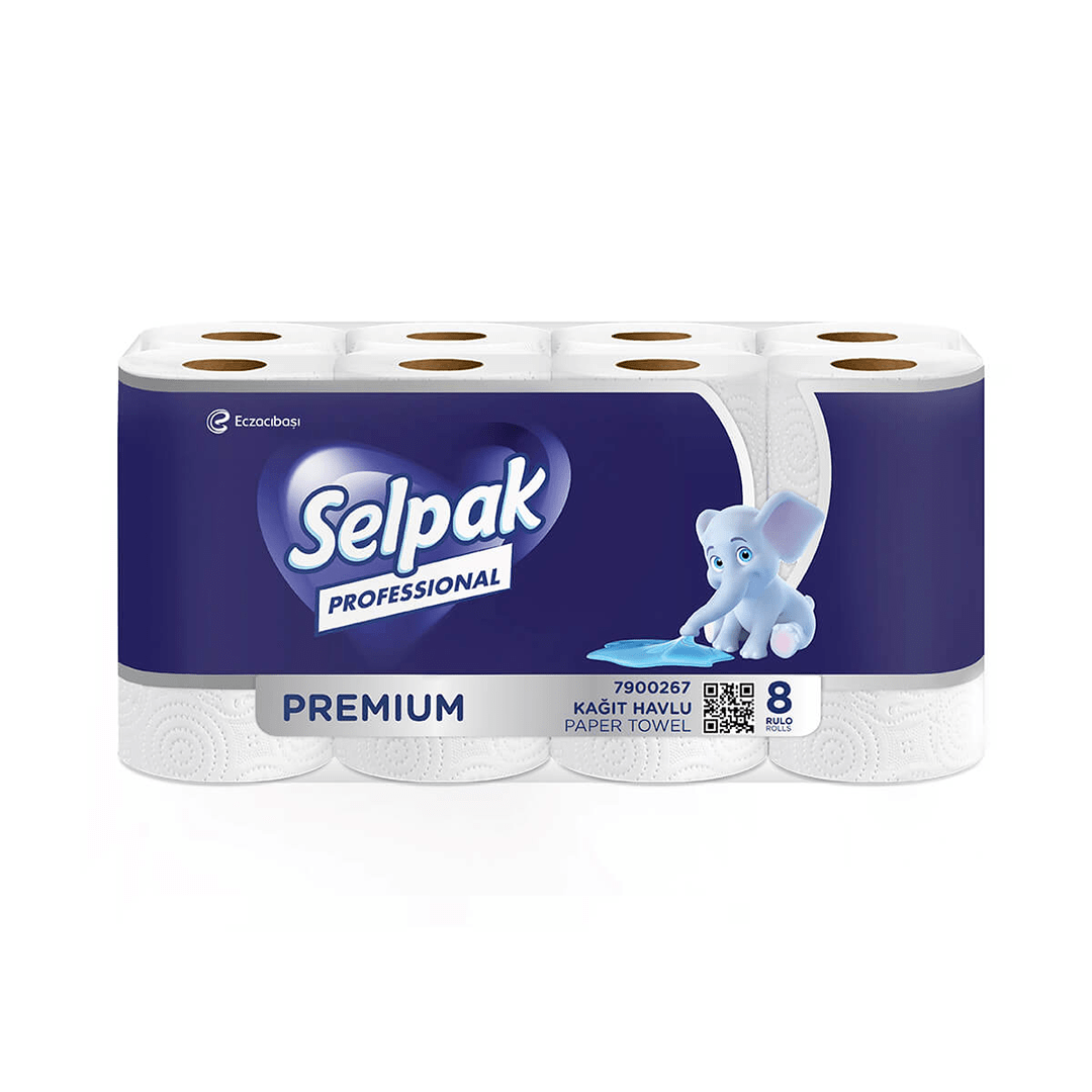 Selpak Professional Premium Kağıt Havlu 8'li