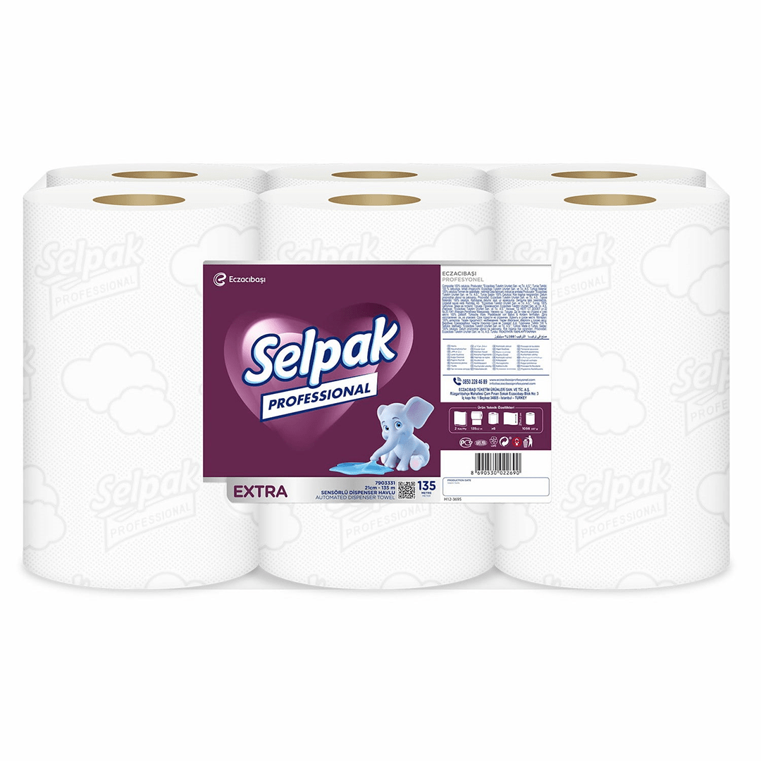Selpak Professional Extra Sensörlü Dispenser Havlu 21 Cm