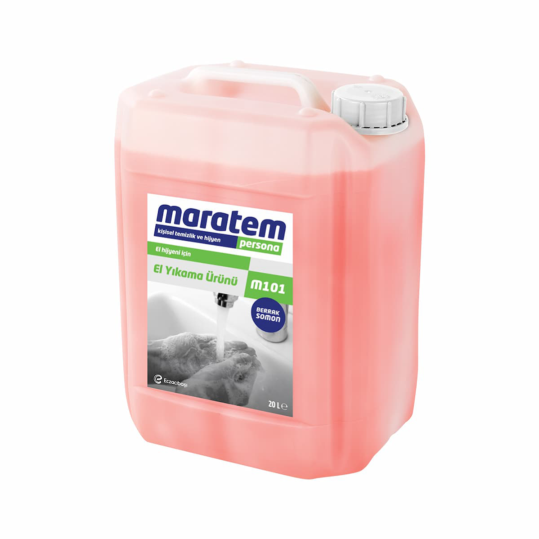 Maratem M101 El Yıkama Ürünü - Berrak Somon 20L