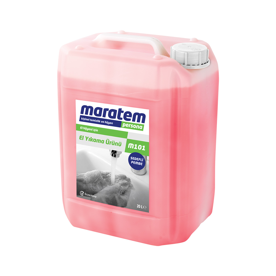 Maratem M101 El Yıkama Ürünü - Sedefli Pembe 20L